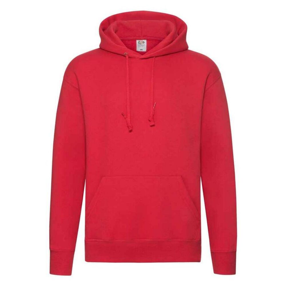 Fruit of the Loom Mens  Hoodie / Red